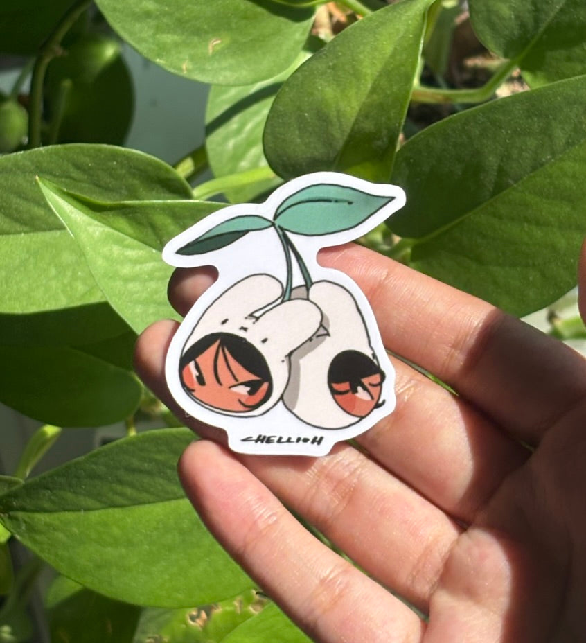 Cherry club sticker
