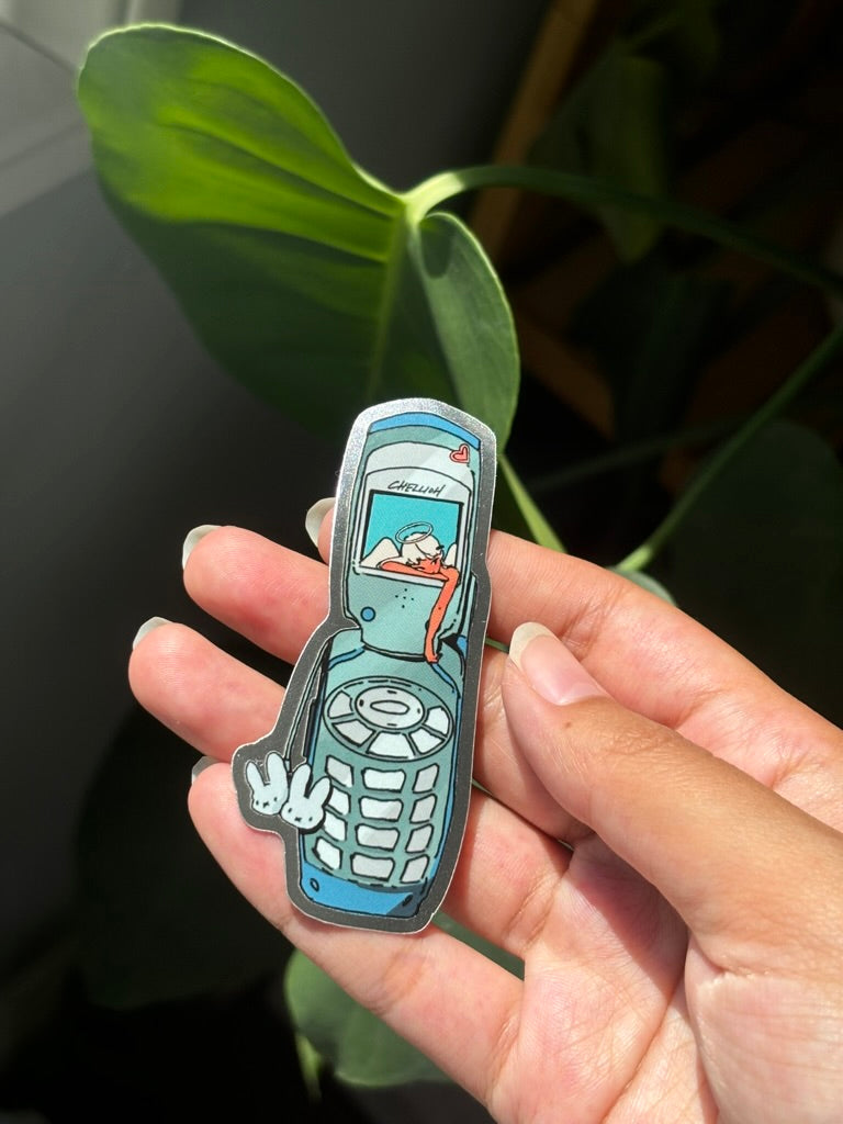 Flip-Phone Sticker