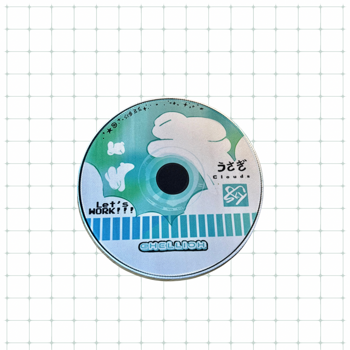CD Bunny Mouse Pad