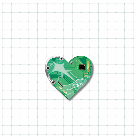 Computer Heart Sticker