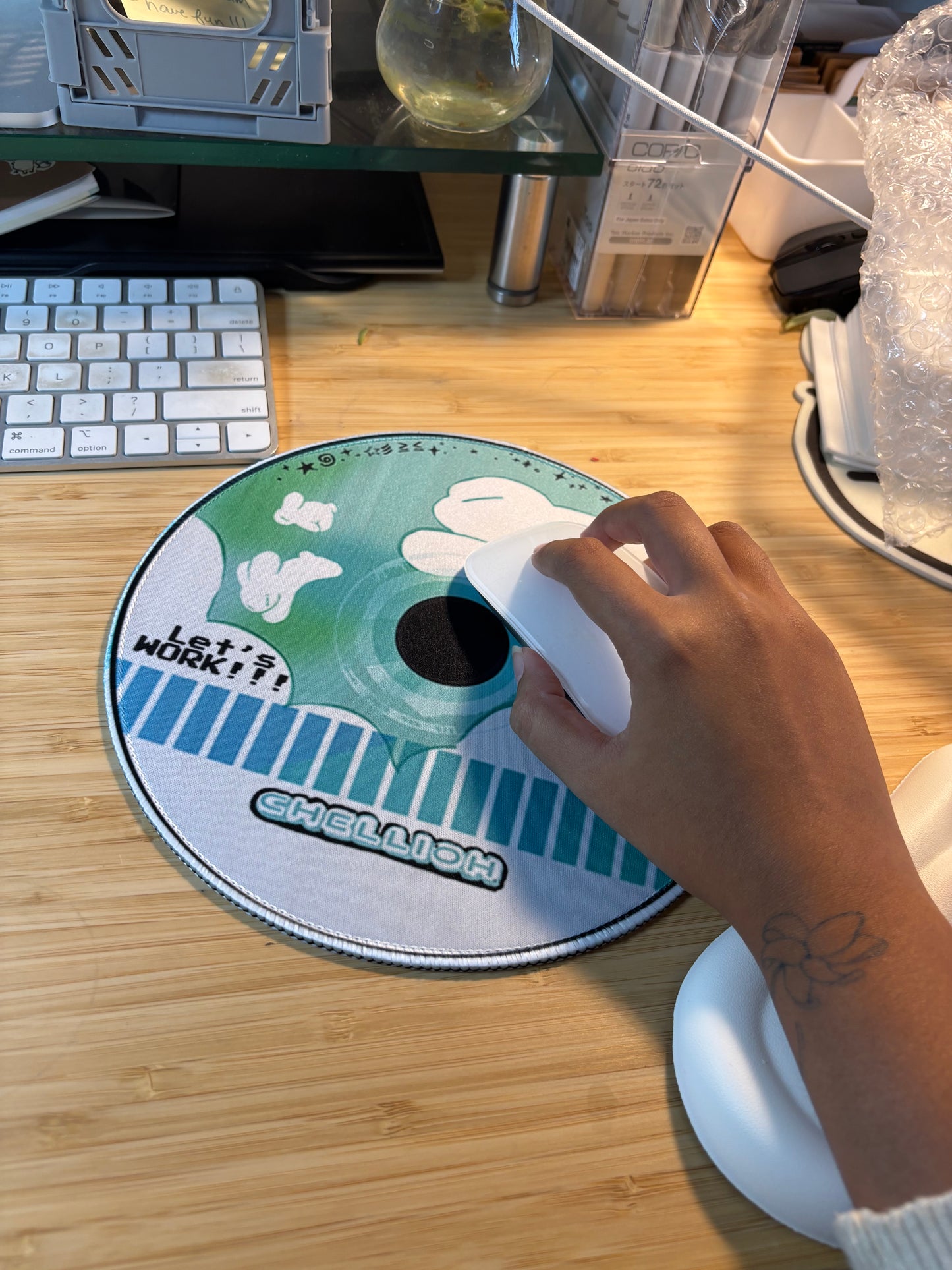 CD Bunny Mouse Pad